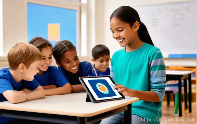 특수교육과 특수교육 연구 동향 - **Prompt 1: AI-Powered Learning Buddy in an Inclusive Classroom**
"A vibrant, modern classroom s...