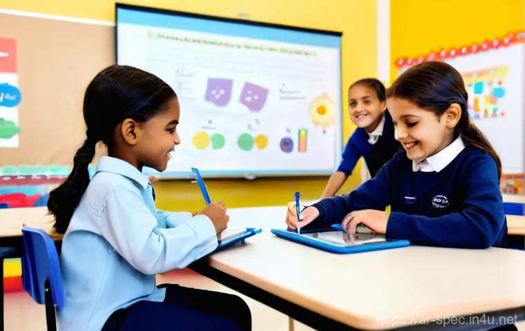 특수교육과 특수교육법 개정 - **Prompt:** A vibrant, sun-drenched classroom scene in a modern educational center, showcasing a div...