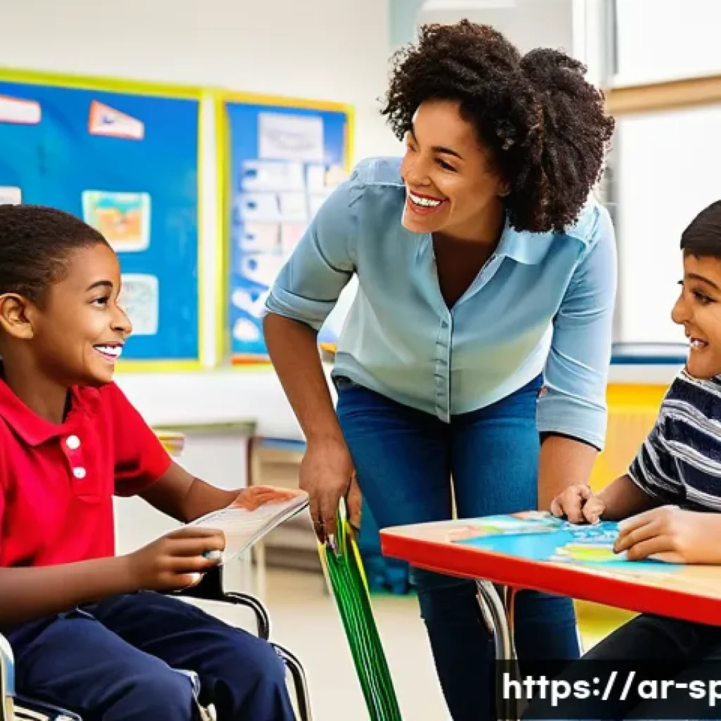 특수교육과 특수교육 커리큘럼 - **Inclusive Classroom for Diverse Learners:**
A bright, modern, and spacious classroom bathed in...